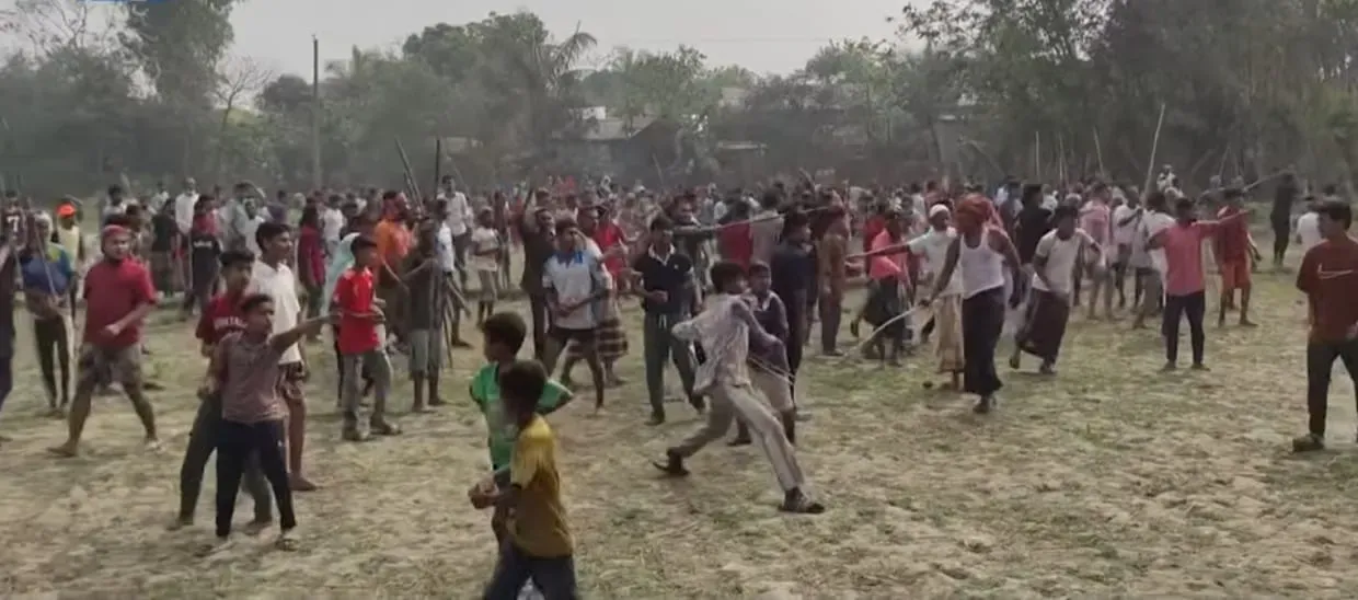 নাসিরনগরে পাওনা টাকাকে কেন্দ্র করে দুই গুষ্টির মধ্যে তুমুল সংঘর্ষ