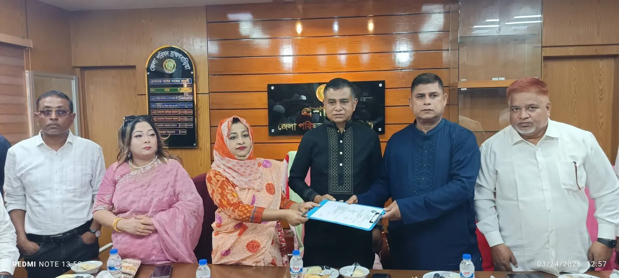 ব্রাহ্মণবাড়িয়া জেলা পরিষদের দায়িত্বে সিরাজুল ইসলাম সিরাজ-উন্নয়ন ও সুশাসনের অঙ্গীকার