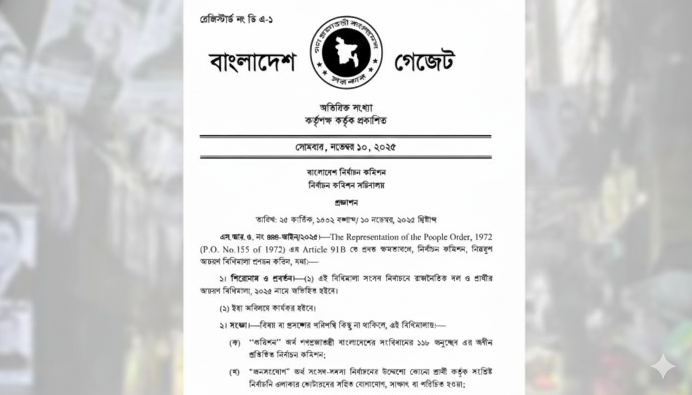 পোস্টার নিষিদ্ধ: নির্বাচনী প্রচারে কঠোর বিধিনিষেধ, প্রার্থীদের করণীয়