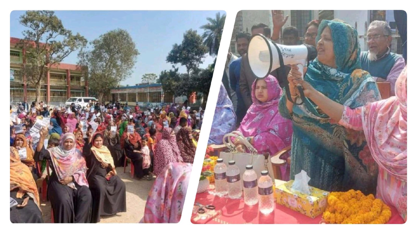 দৌলতপুরে ধানের শীষের পক্ষে নারী ভোটারদের ঐক্যবদ্ধ করতে মাঠে শেফালী মোল্লা