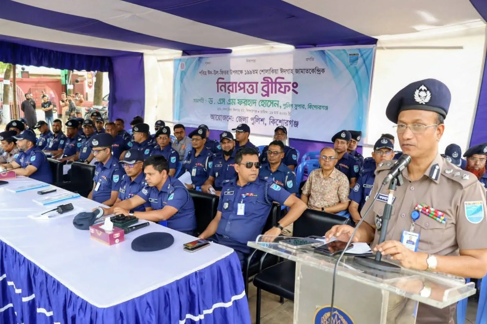 নিরাপত্তা জোরদার: শোলাকিয়ায় ঈদ জামাতকে ঘিরে ব্যাপক প্রস্তুতি