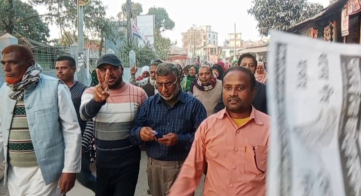 রানীশংকৈলে বিএনপির নির্বাচনী প্রচারণা: মিছিলে জনতার স্বতঃস্ফূর্ত অংশগ্রহণ
