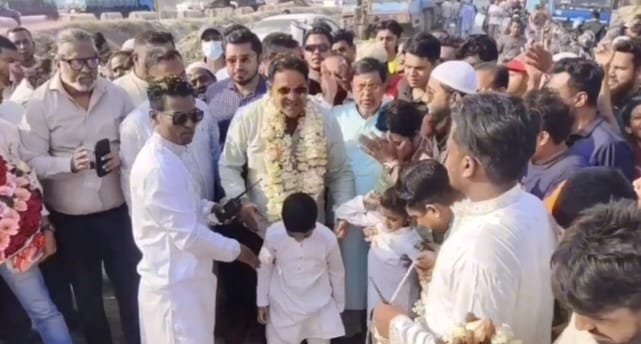 'ধানের শীষ জয়ী হলে স্বপ্নের রূপগঞ্জ গড়বো' স্লোগানে রূপগঞ্জে দিপুর গণসংযোগ