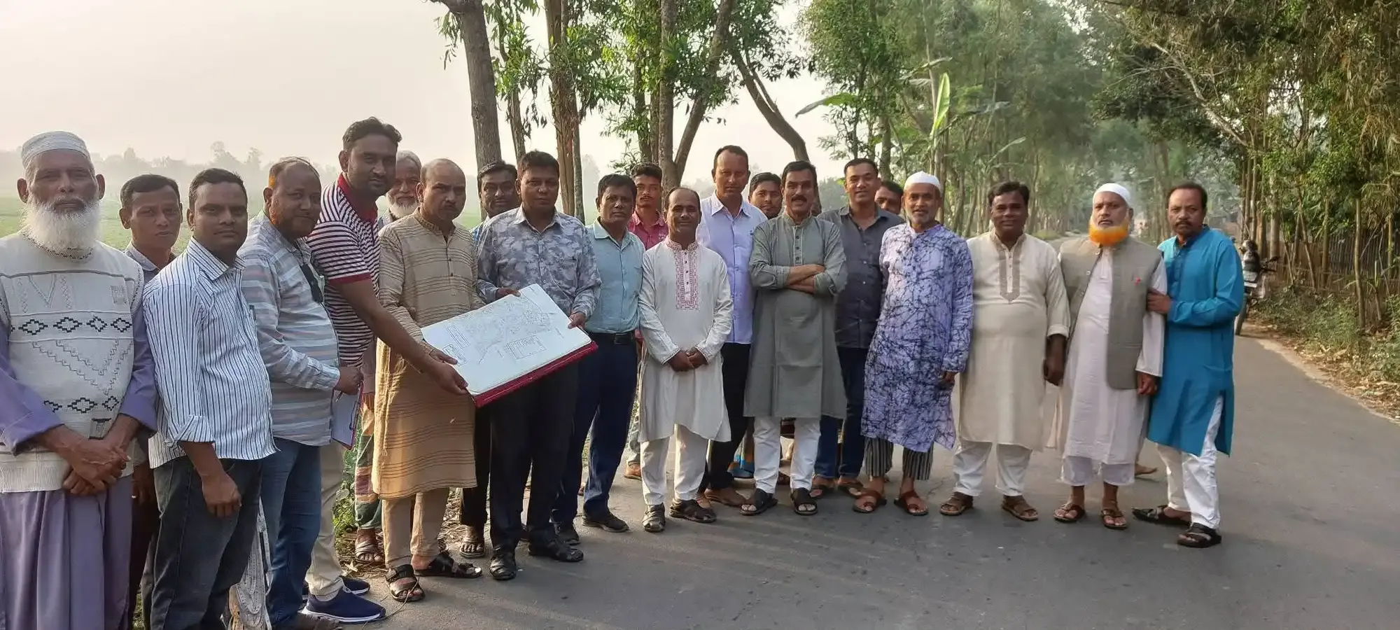রুহিয়া উপজেলা বাস্তবায়নে জমি পরিদর্শন ও পরিমাপ শুরু