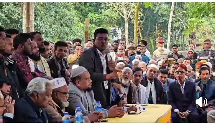 তারুণ্যের প্রথম ভোট হোক ধানের শীষে  করিমগঞ্জ–তাড়াইল আসনে ওসমান ফারুকের নির্বাচনী প্রচারে ভিপি সুমনের আহ্বান