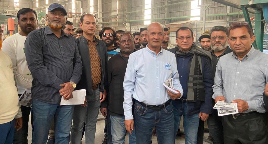 কলকারখানায় কর্মীদের সঙ্গে মতবিনিময়, ধানের শীষে ভোট চাইলেন শামীম রেজা মোল্লার