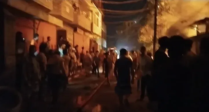 দোহারের জয়পাড়া বাজারে ভয়াবহ আগুন, ব্যবসায়ীদের হাহাকার 